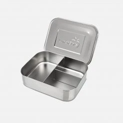 LunchBots Stainless Steel Medium Trio Bento Lunch Box