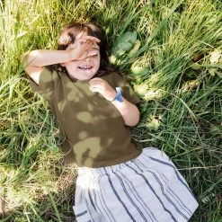 Matona SALE Organic Cotton Waffle Tee - Olive