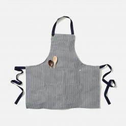 Monty & Co Adults Adult's Cotton Maker Apron - Indigo Stripe