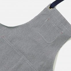 Monty & Co Adults Adult's Cotton Maker Apron - Indigo Stripe
