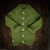 Mormor.nu Hand Knit Alpaca Smock Cardigan - Forest