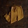 Mormor.nu Hand Knit Wool Kids Pants - Mustard Baby Wool
