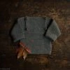 My Alpaca Hand Knit Baby Alpaca Sweater - Slate Tops & Sweaters