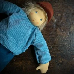 Nanchen Handmade Organic Cotton/Wool Pepe Doll