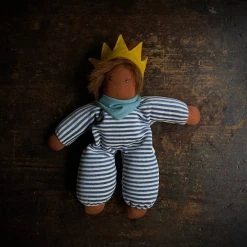 Nanchen Handmade Organic Cotton/Wool Little King Oskar Toys