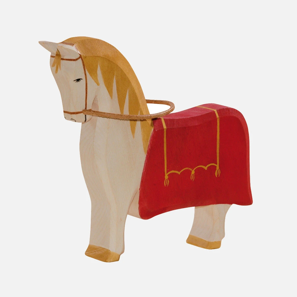 Ostheimer Handcrafted St Martin's White Knights Horse Toys