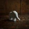 Ostheimer Handcrafted Small Baby Elephant With Trunk Out