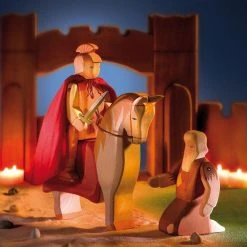 Ostheimer Handcrafted St Martin's White Knights Horse Toys