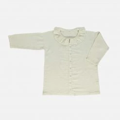 Poudre Organic Organic Cotton Aronie Blouse - Almond Milk