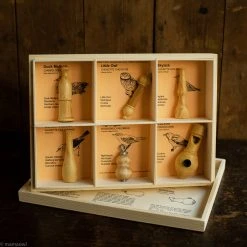 Quelle Est Belle Handmade Wood Bird Callers - European Birds - Set Of 6 Toys