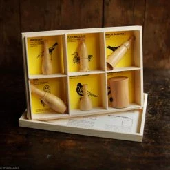 Quelle Est Belle Handmade Wood Bird Callers - Western American Birds - Set Of 6 Toys