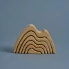 Raduga Grëz Handmade Wooden Mountains Arch Stacker - Natural
