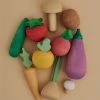 Raduga Grëz Toys Handmade Wooden Vegetables Set