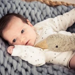 Senger Cotton Large Goose - Vegan - Grey Baby Gifts