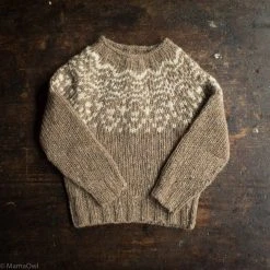 SISKIN Donegal Merino Wool Isle Sweater - Oak Tops & Sweaters