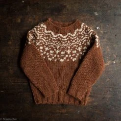 SISKIN Tops & Sweaters Donegal Merino Wool Isle Sweater - Cinnamon
