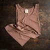 SISKIN By Engel Exclusive Women's Organic Merino Wool & Silk Sleeveless Top - Cedarwood