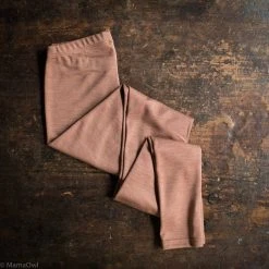 SISKIN By Engel Exclusive Women's Organic Merino Wool & Silk Leggings - Cedarwood