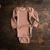 SISKIN By Engel Exclusive Organic Merino Wool & Silk Baby Body - Cedarwood
