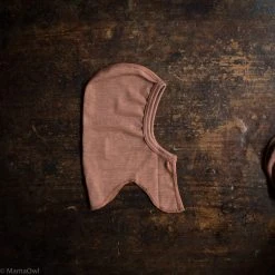 SISKIN By Engel Baby Wool Exclusive Organic Merino Wool & Silk Balaclava - Cedarwood
