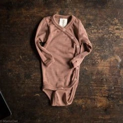 SISKIN By Engel Baby Wool Exclusive Organic Merino Wool & Silk Baby Wrap Body - Cedarwood