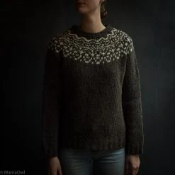 SISKIN Adult's Donegal Merino Wool Isle Sweater - Granite