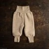 SISKIN By Engel Exclusive 100% Organic Merino Wool Fleece Pants - Sandstorm Baby Wool