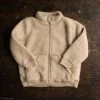 SISKIN By Engel Kids Wool Exclusive 100% Organic Merino Wool Fleece Zip Jacket - Sandstorm