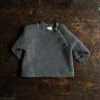 SISKIN By Engel Baby Wool Exclusive 100% Organic Merino Wool Fleece Sweater - Slate