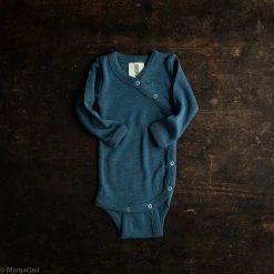 SISKIN By Engel Exclusive Organic Merino Wool & Silk Baby Wrap Body - Deep Ocean