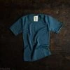 SISKIN By Engel Exclusive Organic Merino Wool & Silk SS Top - Deep Ocean Baby Wool