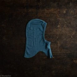 SISKIN By Engel Baby Wool Exclusive Organic Merino Wool & Silk Balaclava - Deep Ocean