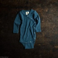 SISKIN By Engel Exclusive Organic Merino Wool & Silk Baby Wrap Body - Deep Ocean