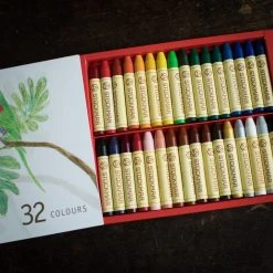 Stockmar Wax Stick Crayons In Box - Set Of 32 Toys
