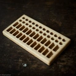 From Jennifer Handmade Maple Wax Block & Crayon Holder 24/24 Toys