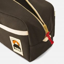 YKRA Cotton Canvas Dopp Toiletry Bag - Khaki Bags