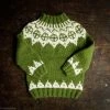 Mormor.nu Hand Knit Wool/Alpaca Palle Sweater - Forest