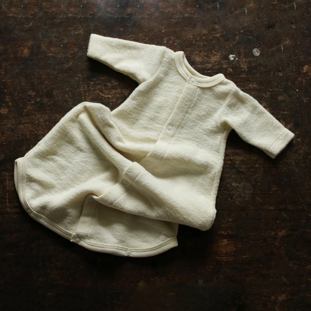 Engel Baby Sleep & Blankets Organic Merino Wool Terry Sleeping Bag - Natural