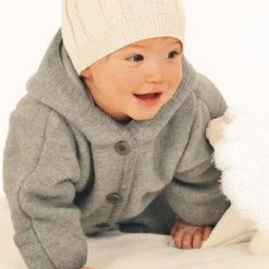 Disana Exclusive Organic Boiled Merino Wool Overall - Hazelnut Baby Wool