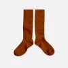 Collegien Babies & Kids Cotton Knee Socks - Cinnamon Cotton & Linen