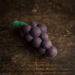 Papoose Toys Felted Wool Bunch Of Grapes