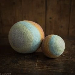 Papoose Toys Felted Wool Rainbow Balls - Earth
