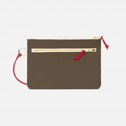 YKRA Cotton Canvas Pouch - Khaki