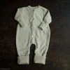 Reiff Organic Merino Wool/Silk Terry Sleep Suit/Romper- Natural Baby Wool