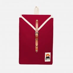 YKRA Cotton Canvas Scout Backpack - Bordeaux