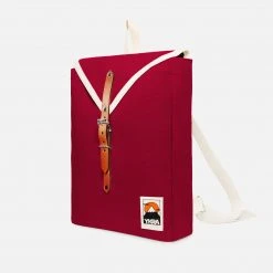 YKRA Cotton Canvas Scout Backpack - Bordeaux