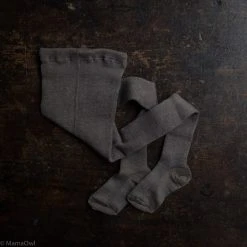 Selana Organic Merino Wool Tights - Chocolate Baby Wool