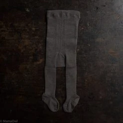 Selana Organic Merino Wool Tights - Chocolate Baby Wool