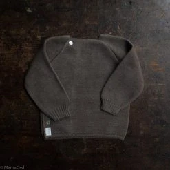 Selana Organic Merino Wool Wrap Cardigan - Chocolate Tops & Sweaters