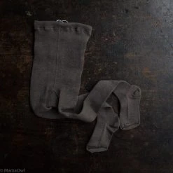 Selana Organic Merino Wool Tights - Chocolate Baby Wool